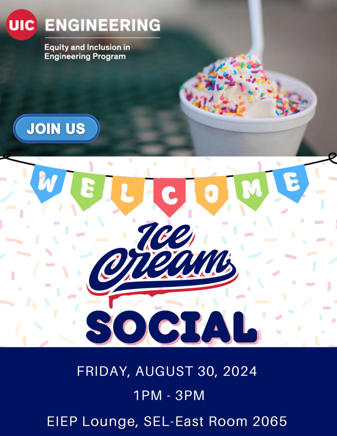 EIEP Ice Cream Social Equity and Inclusion in Engineering Program